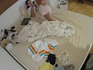 Camsoda Free Live Porn of voyeurcam-julmodels-greybed-1