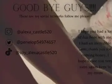 Chaturbate Adult Video Chat of alexalovecastle1