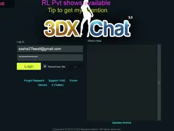 Chaturbate Watch Live Sex Cams of sashaleeali