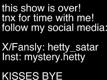 Chaturbate Live Sex of hetty_satar